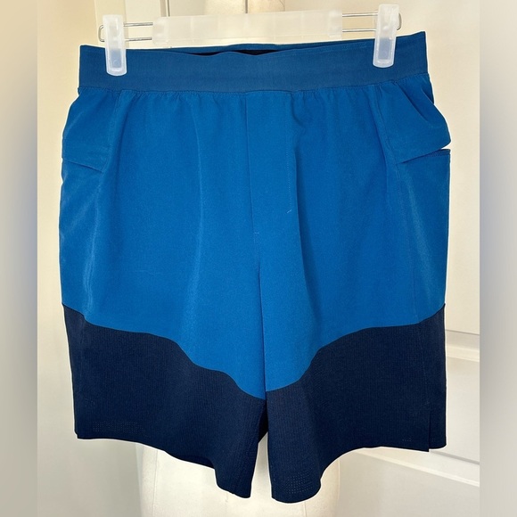 Lululemon Namaste At The Beach Two Tone Colorblock Shorts - Picture 2 of 10